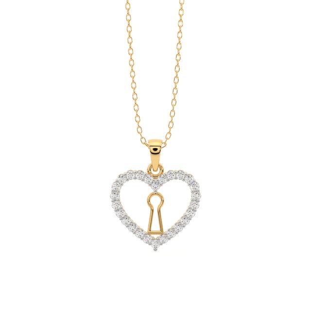 Elite Heart Diamond Pendant